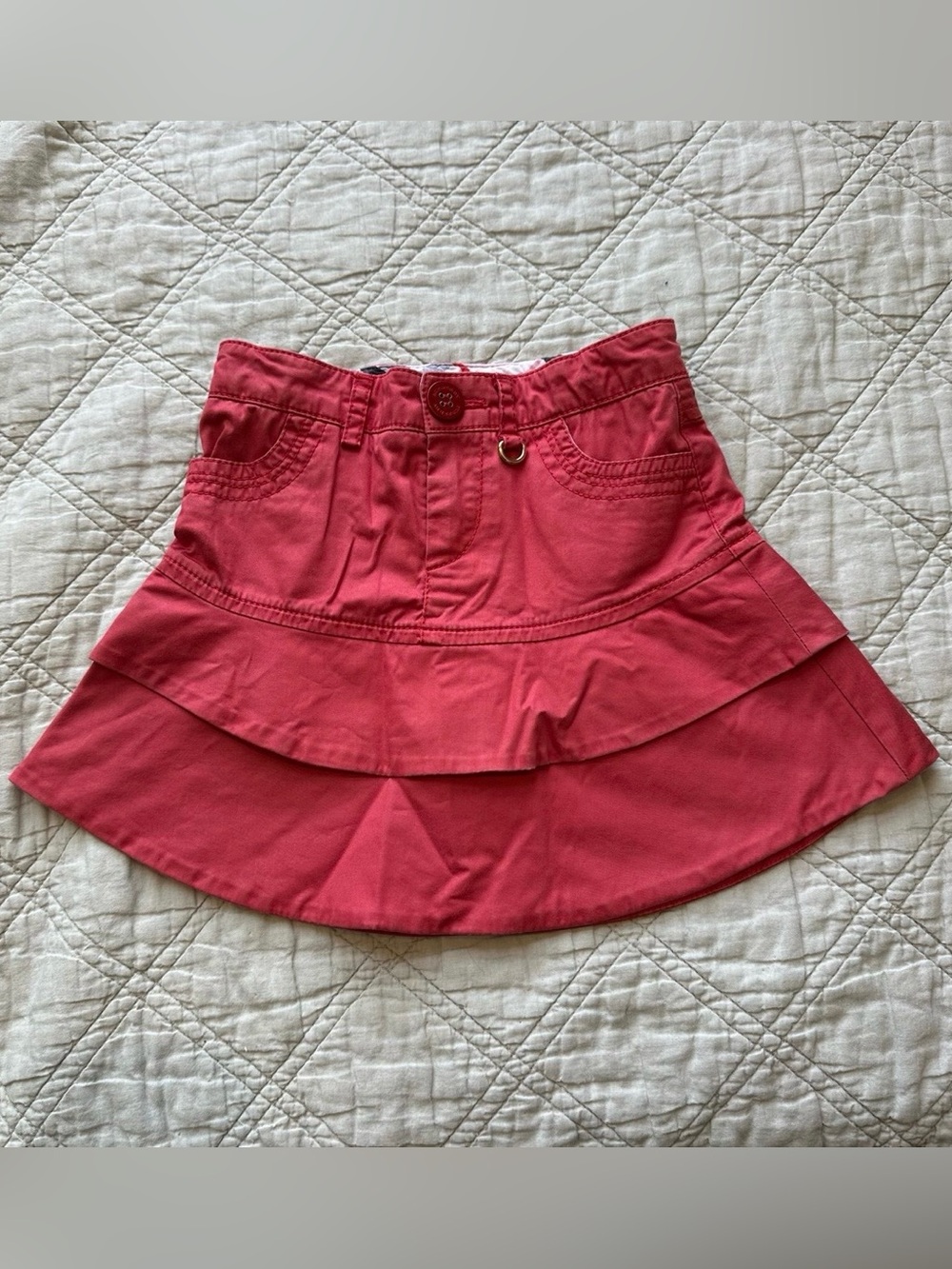 Girl’s Burberry Ruffle Skirt